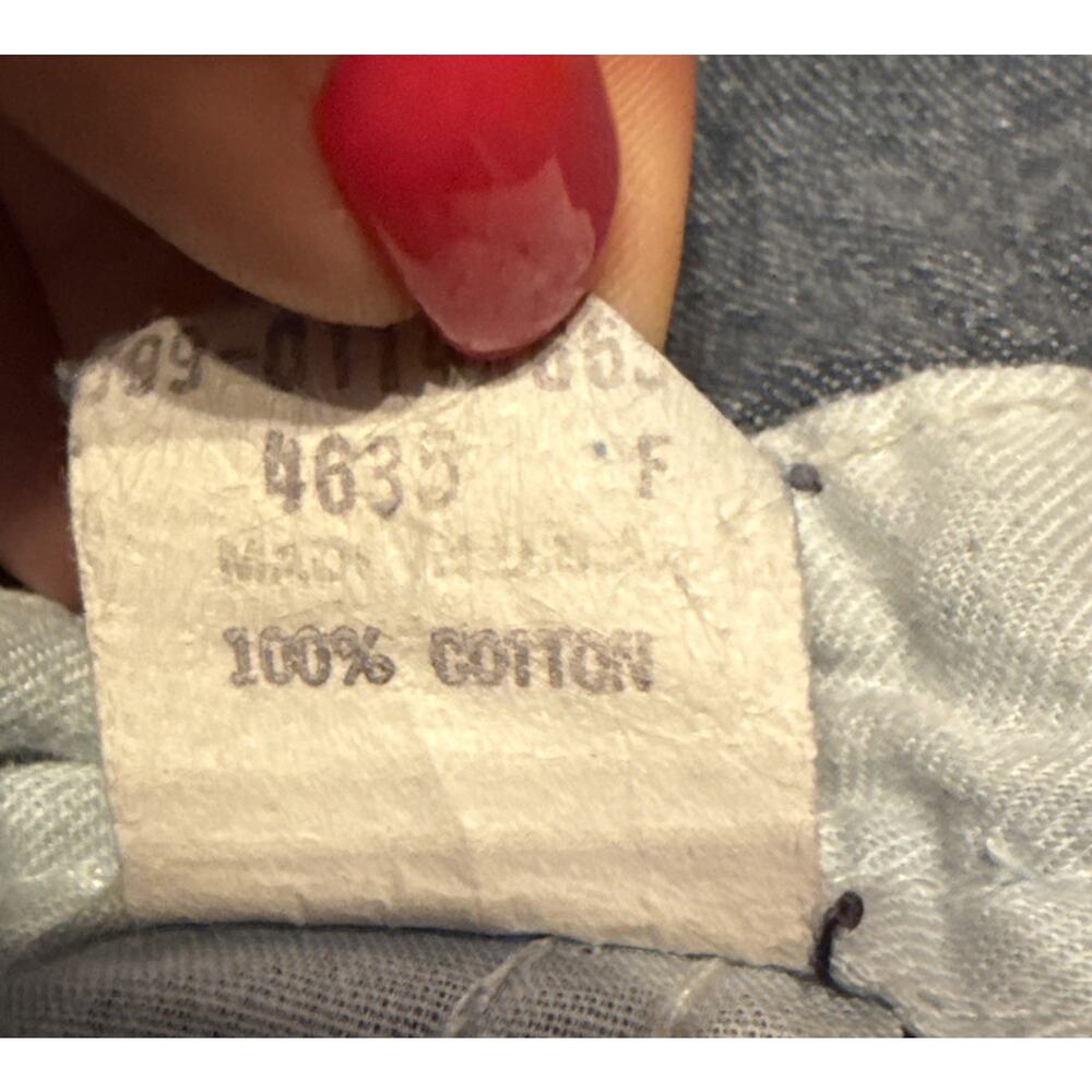 VINTAGE OSHKOSH B'GOSH 80S DENIM VESTBAK OVERALLS MADE IN USA TODDLER 3T - Picture 7 of 9